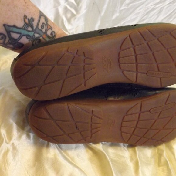 Abeo Tamara Women's Flat Ballet Orthotic Laser Cut-Out Leather 7.5N - Picture 5 of 7